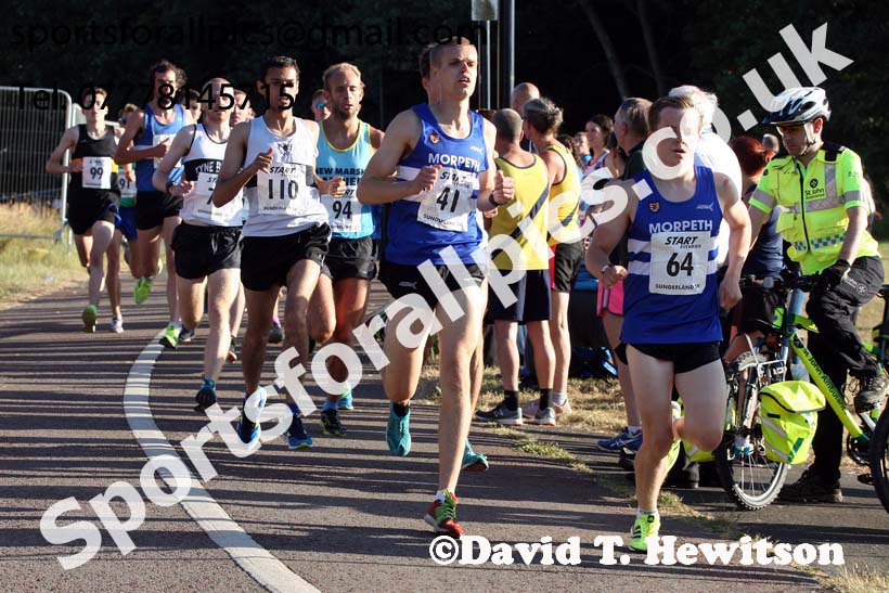 Senior mens 2018 Sunderland 5k Road Race, Silksworth, Sunderland. Photo: David T. Hewitson/Sports for All Pics